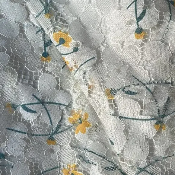 NSR Yellow Floral Spaghetti Strap Dress - Picture 7 of 10